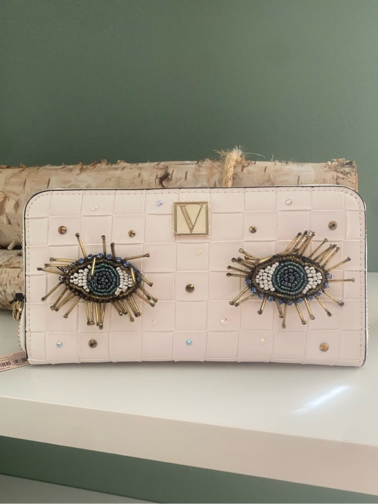 Victoria's Secret Handbags - Blush Eye Embellished Wallet Clutch